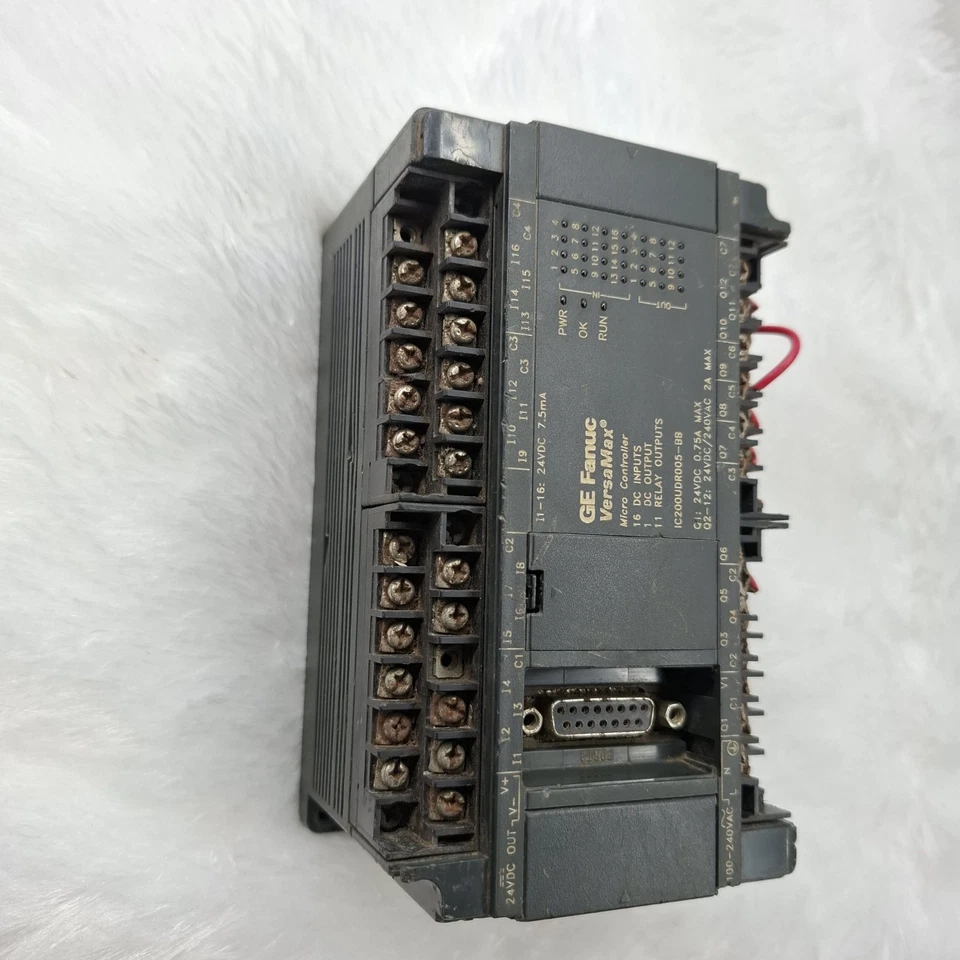 GE FANUC IC200UDR005-BB MICRO CONTROLLER VERSAMAX 16 DC INPUT 1 DC OUTPUT